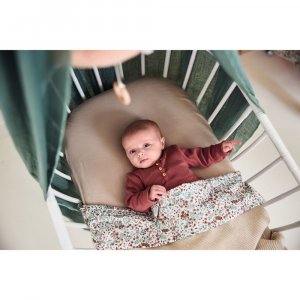 Drap housse berceau 40x80 cm jersey nougat Jollein