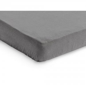 Drap housse 60x120 cm jersey storm grey Jollein