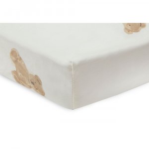 Drap housse 60x120 cm jersey teddy bear Jollein