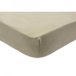 Drap housse 75x95 cm jersey pour tapis de parc uni Jollein
