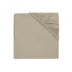 Drap housse 75x95 cm jersey pour tapis de parc uni Jollein