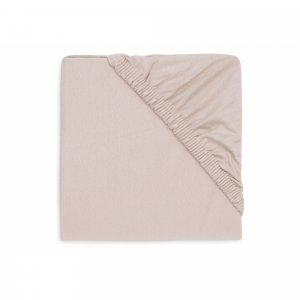 Drap housse ø95cm en jersey matelas de parc nougat Jollein