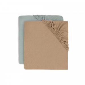 Lot de 2 draps housses jersey 40x80 Jollein