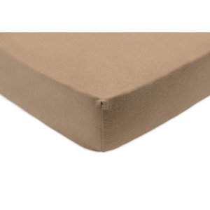 Lot de 2 draps housses 70 x 140 cm jersey wild rose et biscuit Jollein