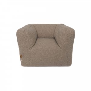 Fauteuil pouf enfant bouclette teddy warm sand Jollein