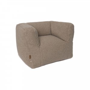Fauteuil pouf enfant bouclette teddy warm sand Jollein
