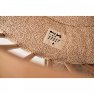 Tapis de parc rond ø95cm bouclette naturel Jollein