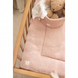 Tapis de parc 75x95 cm cosy knit wild rose Jollein
