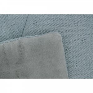 Tapis de parc 75x95 cm cosy knit sea green Jollein