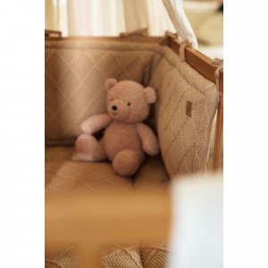 Tapis de parc 75x95 cm check knit biscuit Jollein