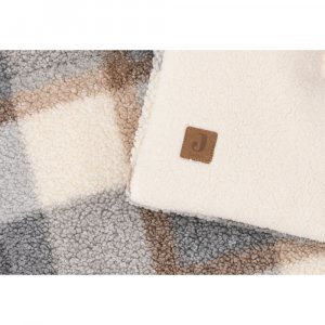 Tapis de parc 75x95 cm bouclette carreaux Jollein
