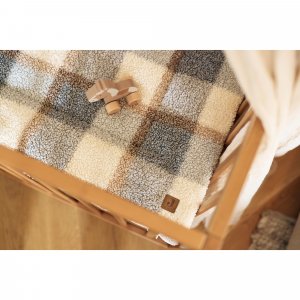 Tapis de parc 100 x 100 cm bouclette carreaux Jollein