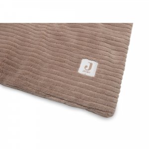 Tapis de parc bébé 100 x 100 cm cloudy rib milky coffee Jollein