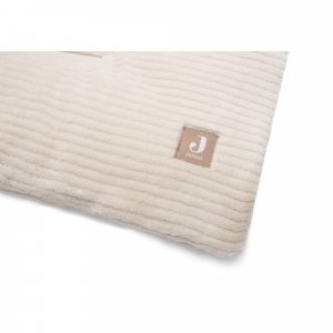 Tapis de parc bébé 100 x 100 cm cloudy rib oatmeal Jollein