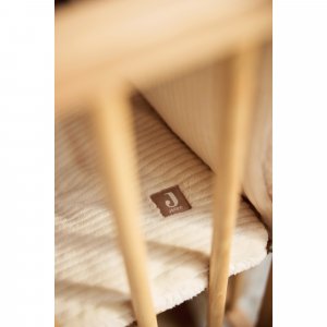 Tapis de parc bébé 100 x 100 cm cloudy rib oatmeal Jollein