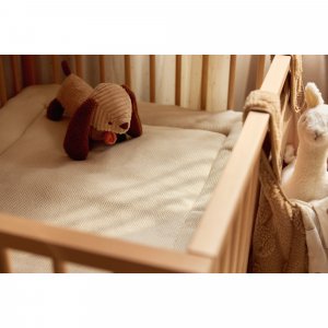 Tapis de parc bébé 75 x 95 cm basic knit oatmeal Jollein