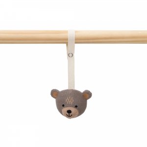Arche d'éveil en bois avec 3 peluches animals Jollein