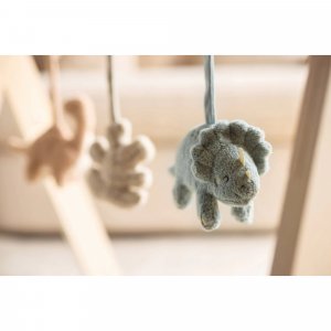Arche d'éveil en bois avec 3 peluches roarsome Jollein