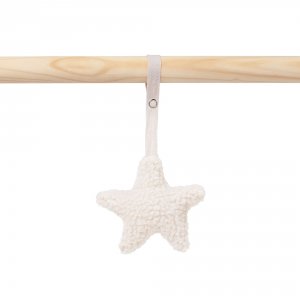 Lot de 4 peluches à suspendre pour arche d'éveil moon nougat Jollein