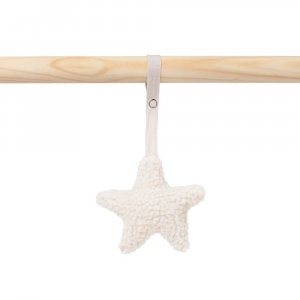 Arche d'éveil en bois avec 4 peluches moon nougat Jollein