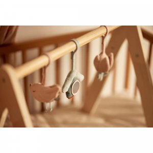 Arche d'éveil en bois avec 3 peluches lovely birds Jollein