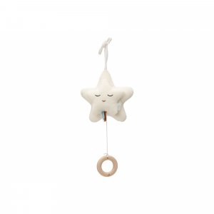 Peluche musicale étoile ivoire Jollein