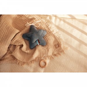 Peluche musicale étoile sea green Jollein