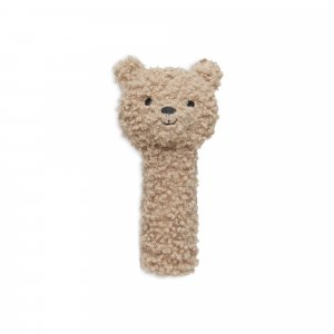 Hochet ours bouclette teddy bear biscuit Jollein
