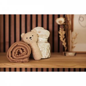 Hochet ours bouclette teddy bear naturel Jollein