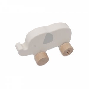 Jouet en bois à roulettes éléphant Jollein