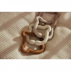 Jeu d'anneaux silicone teddy bear Jollein