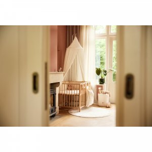 Panier de rangement 35 x 30 cm cloudy rib oatmeal Jollein