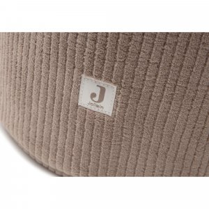 Panier de rangement 35 x 30 cm cloudy rib milky coffee Jollein