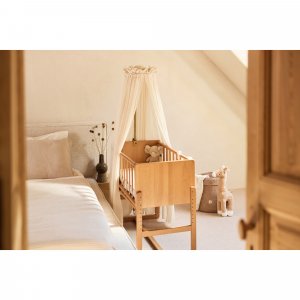 Panier de rangement 35 x 30 cm cloudy rib milky coffee Jollein