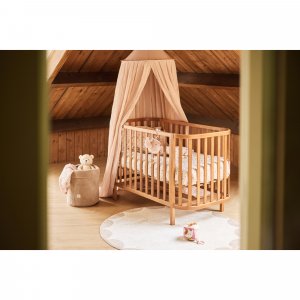 Panier de rangement 35 x 30 cm cloudy rib milky coffee Jollein