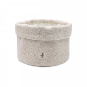 Panier de rangement pure knit oatmeal Jollein