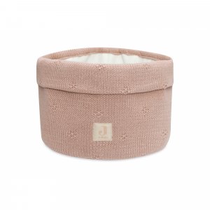 Panier de rangement cosy knit wild rose Jollein