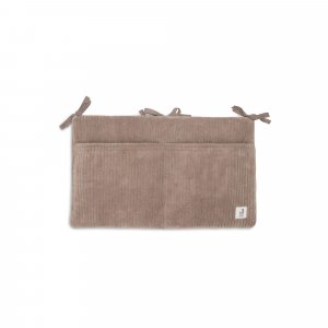 Pochette de lit cloudy rib milky coffee Jollein