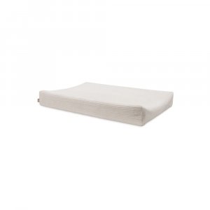 Housse matelas à langer 50 x 70 cm cloudy rib oatmeal Jollein