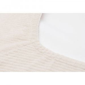 Housse matelas à langer 50 x 70 cm cloudy rib oatmeal Jollein