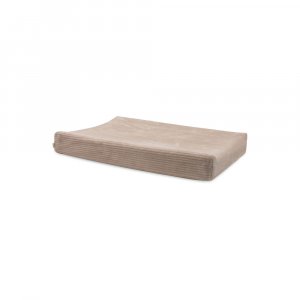 Housse matelas à langer 50 x 70 cm cloudy rib milky coffee Jollein