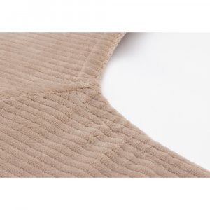 Housse matelas à langer 50 x 70 cm cloudy rib milky coffee Jollein