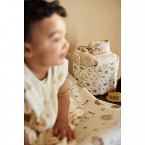 Housse matelas à langer 50 x 70 cm jersey miffy family farm Jollein