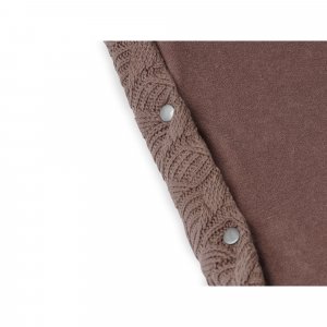 Housse matelas à langer 50x70 cm spring knit chestnut Jollein