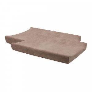 Lot de 2 housses matelas à langer éponge 50 x 70 cm milky coffee Jollein