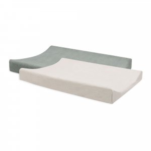 Lot 2 housses éponge 50x70cm Jollein