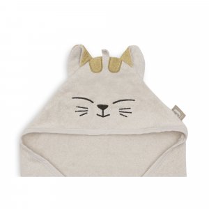 Cape de bain bébé éponge 75x75 cm charlie Jollein