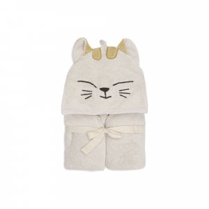 Cape de bain bébé éponge 75x75 cm charlie Jollein