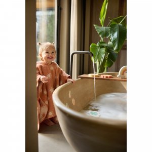 Poncho de bain éponge jacquard réversible 1-3 ans sun Jollein