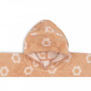 Poncho de bain éponge jacquard réversible 1-3 ans flower Jollein